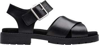 Clarks Orinoco Cross Ledersandalen schwarz 26181349