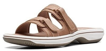 Clarks Breeze Piper Slide Sandale warm beige