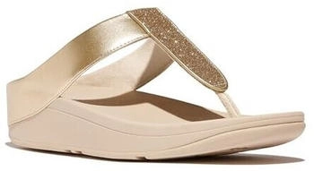 FitWear Fino Glitterdust Metallic Toe-Post Sandale gold