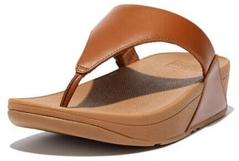 FitWear Lulu Toe Post Leather Zehenst&uuml;tze Sandalen hellbraun