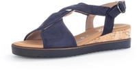 Gabor Sandalette "GENUA", Sommerschuh, Sandale, Keilabsatz, mit verstellbarem