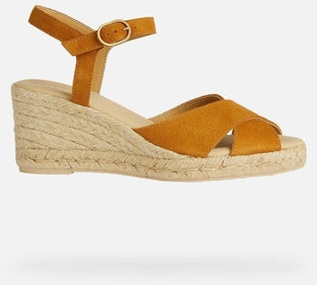 Geox Gelsa Low Damen Schuhe dunkelgelb