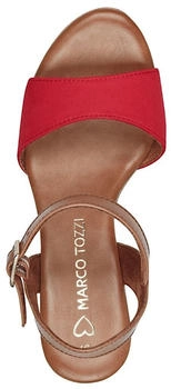 Marco Tozzi Plateau Sandale rot