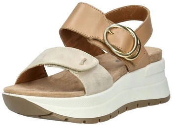 Igi&co Leder Keilsandalette beige