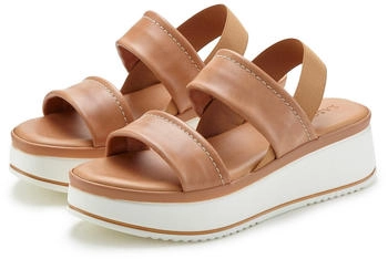Lascana Plateausandale braun camel