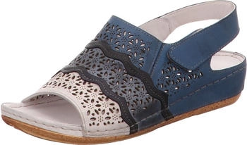 Gemini Damen Sandalette blau schwarz