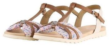 Tom Tailor Flache Sandalen Kunstleder blue multi