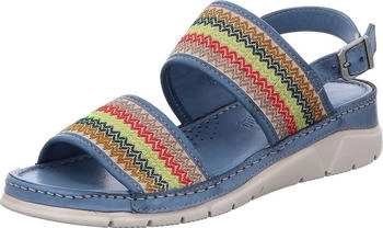 Gemini Anilina Sandale blau schwarz