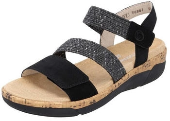 Remonte Dorndorf Sandale schwarz black Art Nr