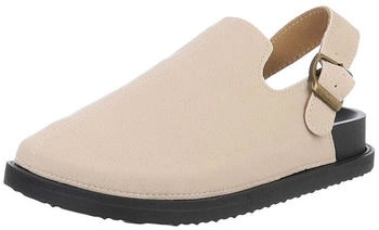 Ital Design Riemchensandalette 88828396 flach beige