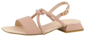 Paul Green Lederimitat Sandalen beige