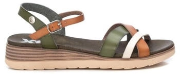 XTI 142848 Flache Sandale kaki