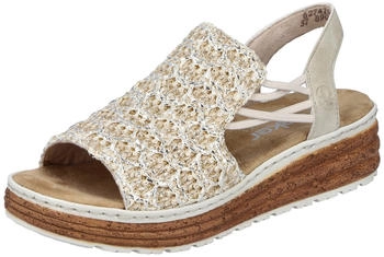Rieker Keilsandaletten beige 62741 Rieker Keilsandaletten beige 62741
