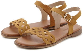 Lascana Sandale braun hellbraun Leder