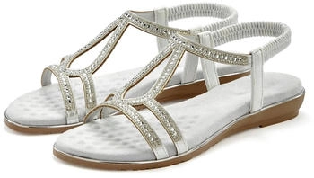 Vivance Dreams Sandalette Glitzer silberfarben