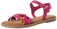 Tamaris Riemchensandale, Sandalette, Sommerschuh mit Riemchen in Flechtoptik