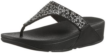 FitWear Lulu Crystal-Mix Toe-Post Sandale schwarz