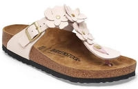 Birkenstock 1029304, BIRKENSTOCK Pantoletten GIZEH FLOWER rosa | 37 Damen