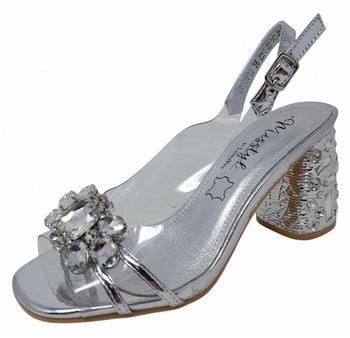 Laura Vita Sandalette MARLEN 03 silber durchscheinend