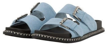 Tom Tailor Flache Sandalen Jeans-Optik sky