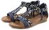 Lascana Sandale Sandalette blau festival-look