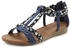 Lascana Sandale Sandalette blau festival-look