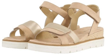 Tom Tailor Sandalen Keilabsatz sand