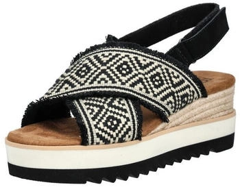 TOMS Shoes Keilsandalette schwarz