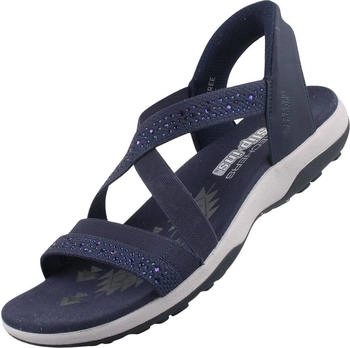 Skechers Reggae Slim Summer Sparkle Damen Sandalen blau schwarz