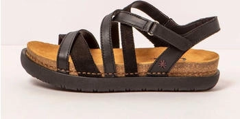 Art Ledersandalen 1714 Rhodos schwarz