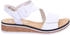 Rieker V3660 Klassische Sandalen weiss