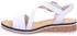 Rieker V3660 Klassische Sandalen weiss