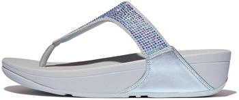FitWear Lulu Crystal Embellished Toe-Post Sandale blau