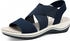 Jana Shoes Damen Sandale blau