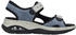 Rieker Trekkingsandalen 67666 blau schwarz