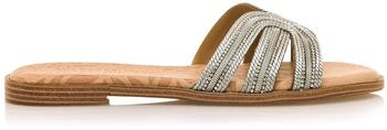 Mustang Mtng Maria silberne Sandalen 54500