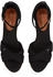 Tommy Hilfiger FLAG CRISS-CROS MID WEDGE ESPAD Keilsandalette schwarz