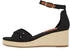 Tommy Hilfiger FLAG CRISS-CROS MID WEDGE ESPAD Keilsandalette schwarz