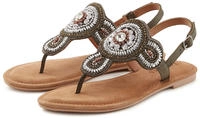 LASCANA Zehentrenner "Sandalette, Sommerschuh, offener Schuh," Sandale,...