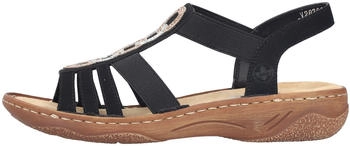 Rieker Riemchensandalen V2870-00 schwarz
