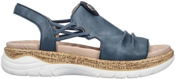 Rieker Damen Sandalen blau synthetik