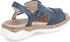 Rieker Damen Sandalen blau synthetik