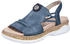 Rieker Damen Sandalen blau synthetik