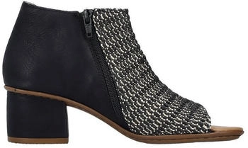 Rieker Damen 64697 Sandalette schwarz