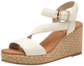 s.Oliver Sandalen Keilabsatz cream