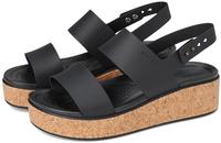Sandalen Crocs Brooklyn Cork Low Wedge 211144 Schwarz Female