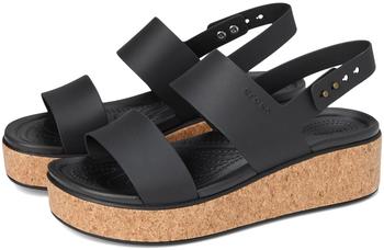 Crocs Brooklyn Cork Low Wedge schwarz Crocs Brooklyn Cork Low Wedge schwarz