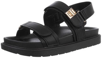 Ital Design Sandalen Klettverschluss 8286 schwarz