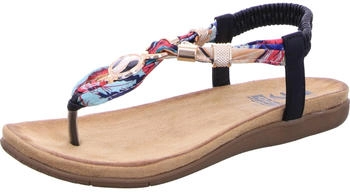 2Go Shoe Flache Sandale 8018-805 schwarz