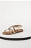 Marco Tozzi Sandale Leder Strassbesatz metallic 2-28143-42